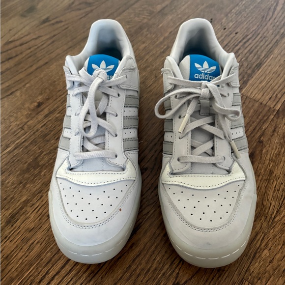 Adidas Forum Low | HQ1506 | Talc/Sesame/Bliss - Size Mens 9 - Free Shipping! - Picture 4 of 6